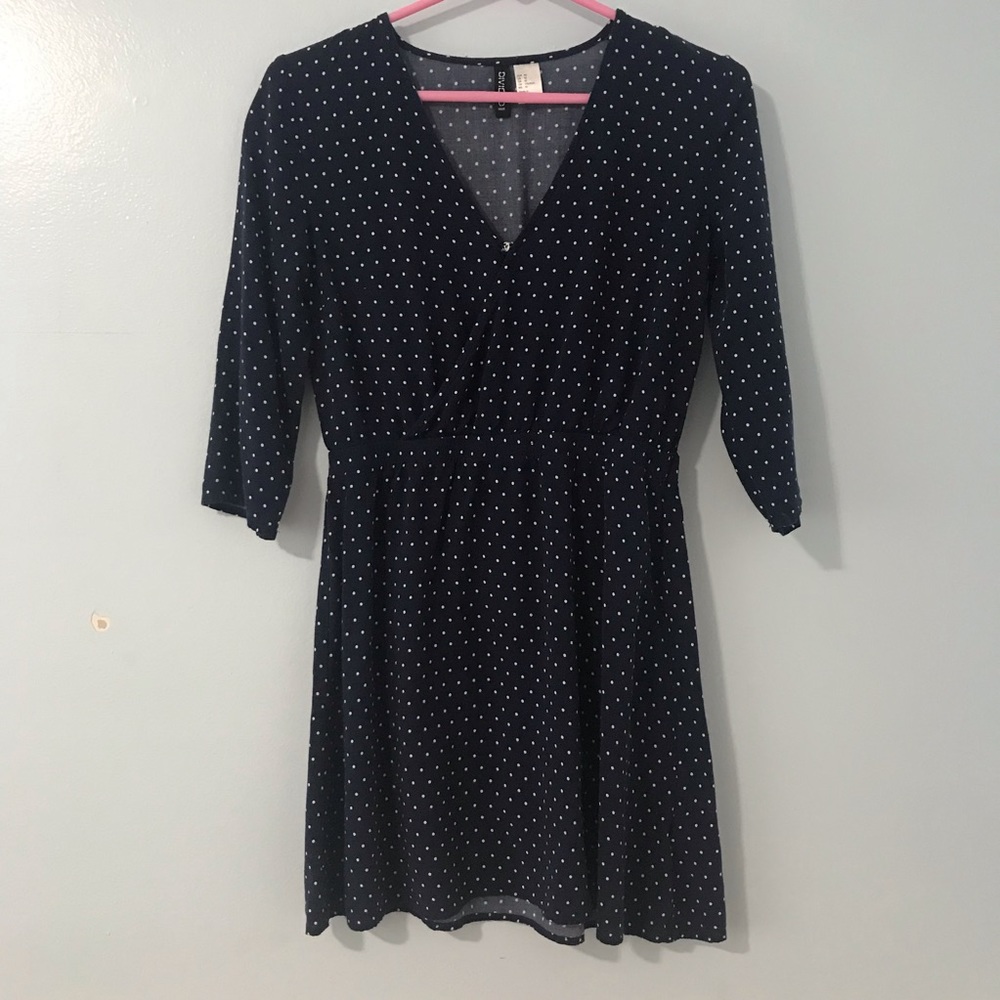 Divided Polka Dot Dress